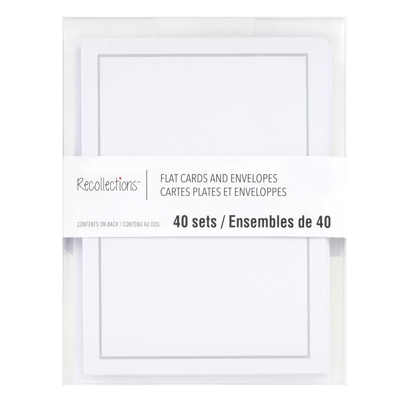 Flat Cards & Envelopes by Recollections™, 3.5" x 4.87"